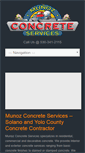 Mobile Screenshot of mconcrete.com